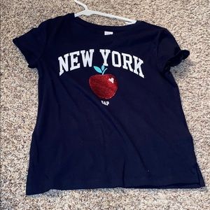 Flip sequin New York tshirt